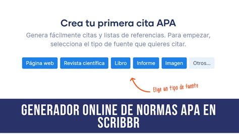 generador de referencias|Formato con el Generador de Scribbr